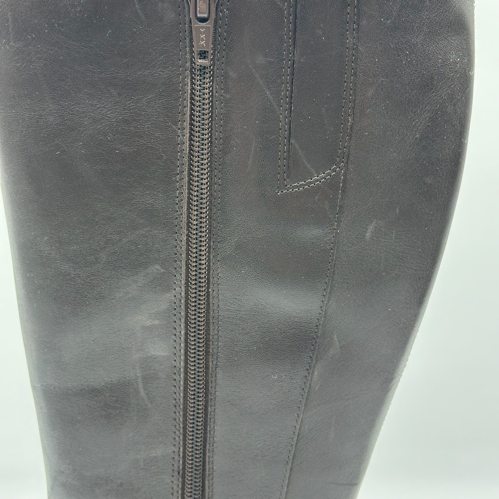 Relativity Womens Size 6.5 Nina AG-F032117-35 Dark Brown Leather Knee High Boots - Picture 11 of 15